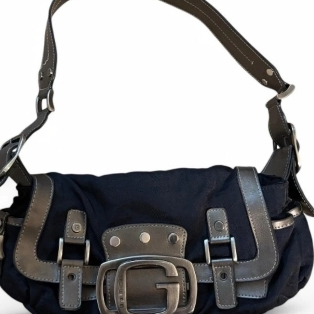 Black and Gray Women's Shoulder Bag